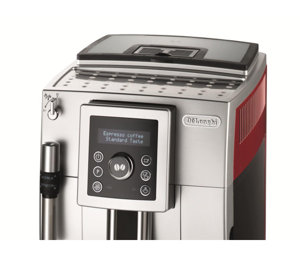DeLonghi ECAM 23.420.SR 1450W 15bar srebrno-czerwony - 238758 - zdjęcie 2